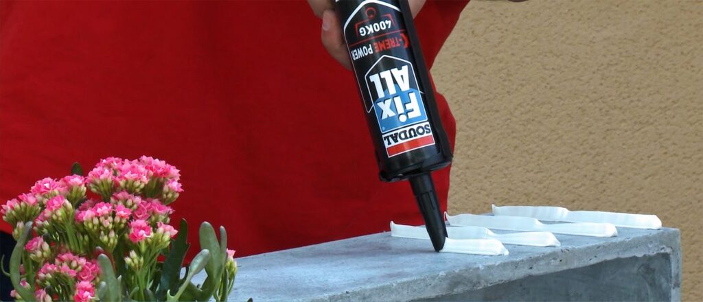 Fix All X-Treme Power used for exterior mounting